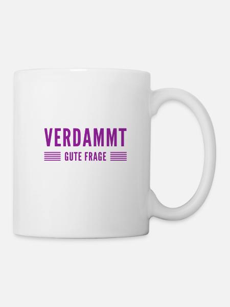 was für eine Frage - Tasse - Weiß