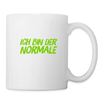 ich bin normal - Tasse - Weiß - Rechts