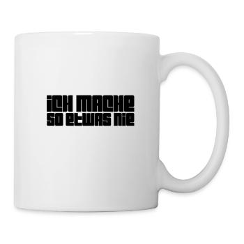 ich bin dagegen - Tasse - Weiß - Rechts
