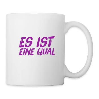was für eine Mühe - Tasse - Weiß - Rechts