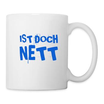 ich finde es gut - Tasse - Weiß - Rechts
