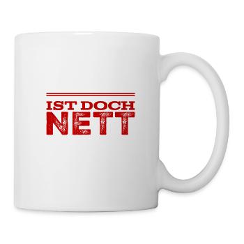 ich finde es gut - Tasse - Weiß - Rechts