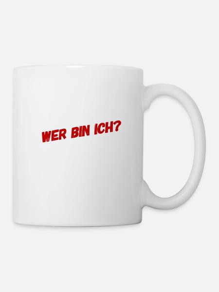 ich suche mich - Tasse - Weiß