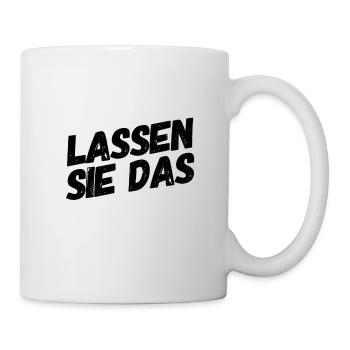 stop - Tasse - Weiß - Rechts