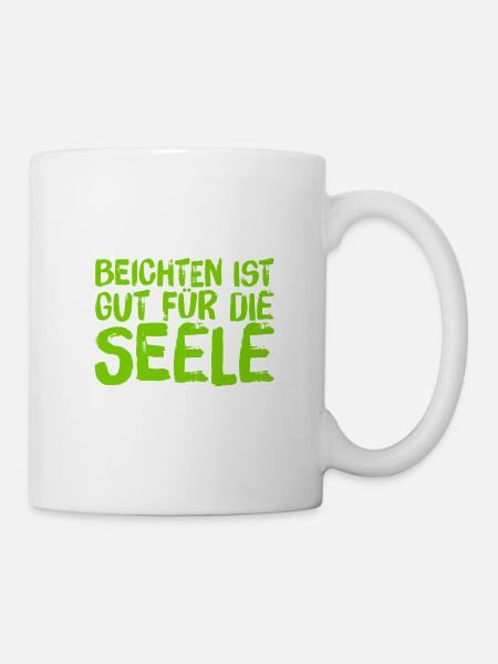 gut für die Seele - Tasse - Weiß