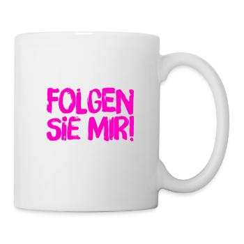 ich gehe voran - Tasse - Weiß - Rechts