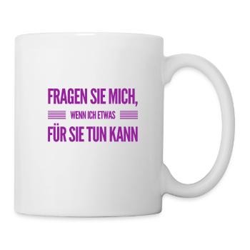 Hilfe gefällig? - Tasse - Weiß - Rechts