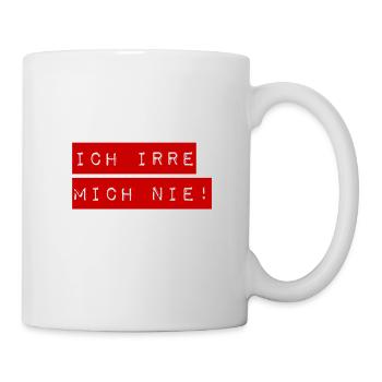 ich mache keine Fehler - Tasse - Weiß - Rechts