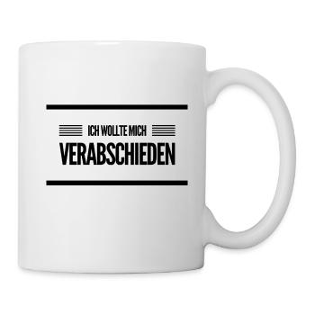 ich sag auf Wiedersehen - Tasse - Weiß - Rechts