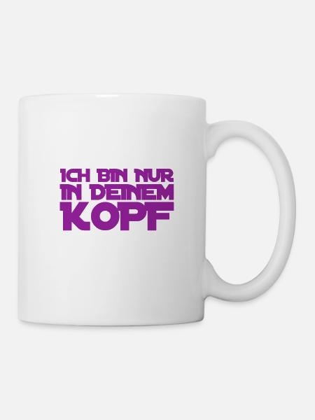 das ist eingebildet - Tasse - Weiß