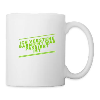 was ist hier passiert - Tasse - Weiß - Rechts