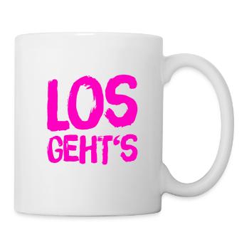 auf geht es - Tasse - Weiß - Rechts