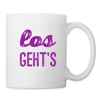 auf geht's - Tasse - Weiß - Rechts