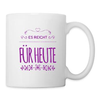 es ist genug - Tasse - Weiß - Rechts