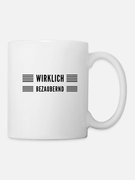 bezaubernd - Tasse - Weiß