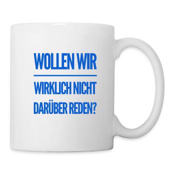 darüber reden - Tasse - Weiß - Rechts
