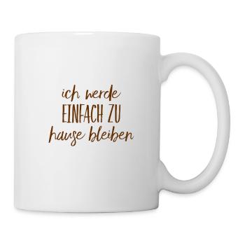 keinen Bock auf Party - Tasse - Weiß - Rechts