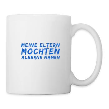 komischer Name - Tasse - Weiß - Rechts