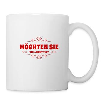 magst du Tee? - Tasse - Weiß - Rechts