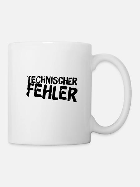 technischer Fehler - Tasse - Weiß