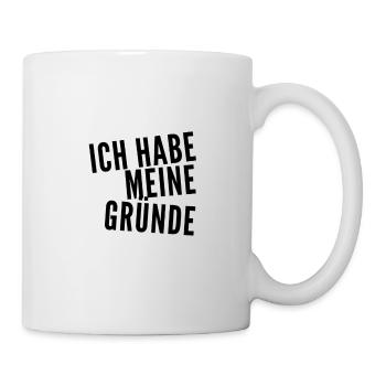 ich weiß warum - Tasse - Weiß - Rechts