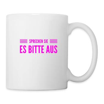 keine Hemmung - Tasse - Weiß - Rechts