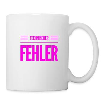 hier ist was kaputt - Tasse - Weiß - Rechts