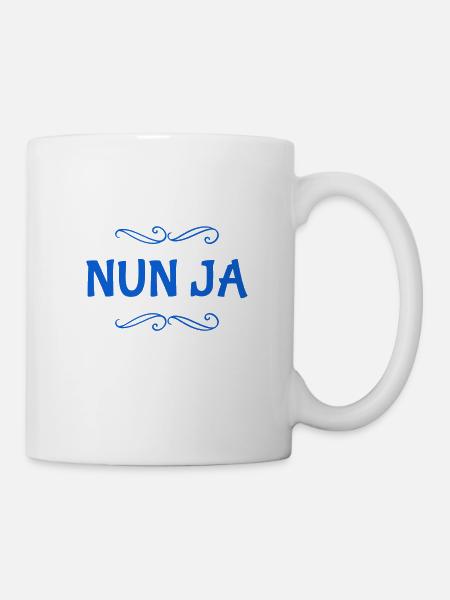 was soll ich sagen - Tasse - Weiß
