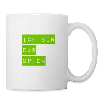 ich spiele das Opfer - Tasse - Weiß - Rechts