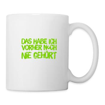 das ist mir neu - Tasse - Weiß - Rechts
