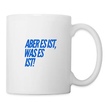 ich bleibe locker - Tasse - Weiß - Rechts
