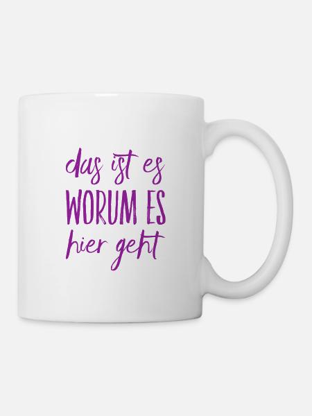 das ist das Motiv - Tasse - Weiß