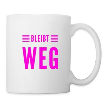 kommt bitte nicht näher - Tasse - Weiß - Rechts