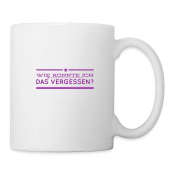 ich bin konfus - Tasse - Weiß - Rechts