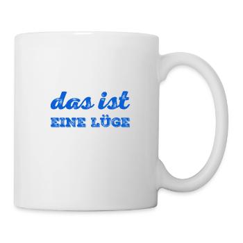 ich mag keine Lügen - Tasse - Weiß - Rechts