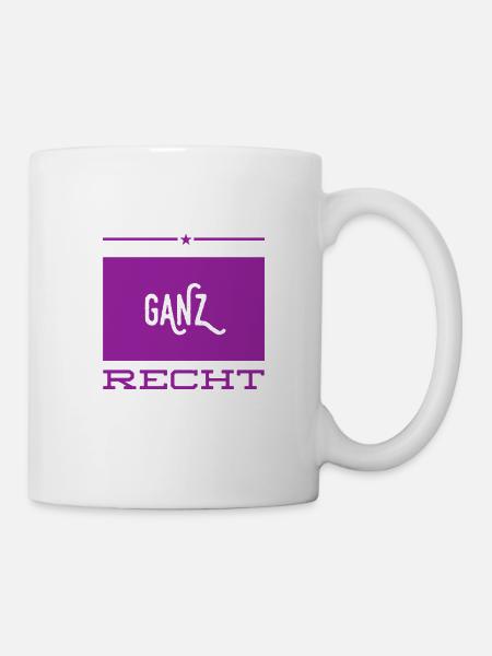 das stimmt - Tasse - Weiß