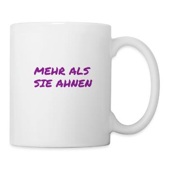 ich bin eine Überraschung - Tasse - Weiß - Rechts