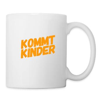 kommt Kinder - Tasse - Weiß - Rechts