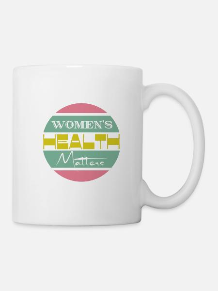 Women's health matters Frauengesundheit - Tasse - Weiß