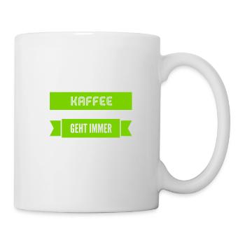 Kaffee ist spitze - Tasse - Weiß - Rechts