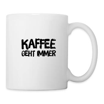 ich stehe auf Kaffee - Tasse - Weiß - Rechts
