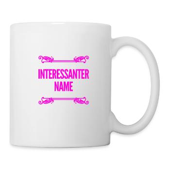 fantastischer Name - Tasse - Weiß - Rechts