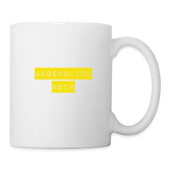 einen Moment - Tasse - Weiß - Rechts