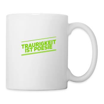 ich mag Trauer - Tasse - Weiß - Rechts