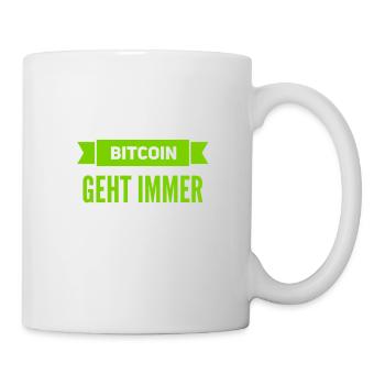Bitcoin ist fantastisch - Tasse - Weiß - Rechts