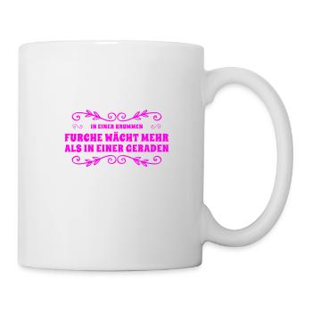 steh zu deinen Fehlern - Tasse - Weiß - Rechts