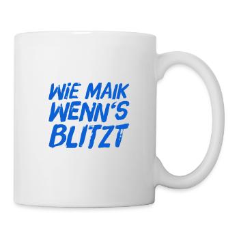 wenn der Blitz einschlägt - Tasse - Weiß - Rechts