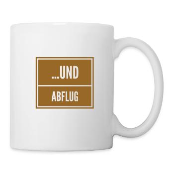 hau ab - Tasse - Weiß - Rechts