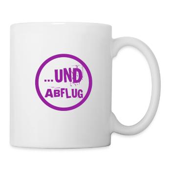 geh weg - Tasse - Weiß - Rechts