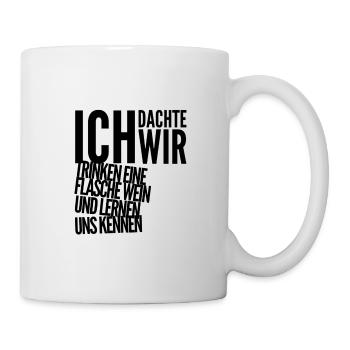 ich finde dich gut - Tasse - Weiß - Rechts